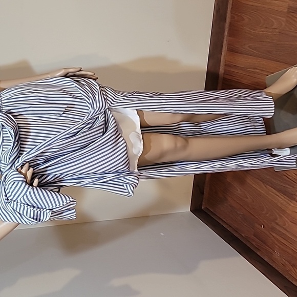 Maurices Maxi Striped Dress on or off shoulder - Picture 12 of 17